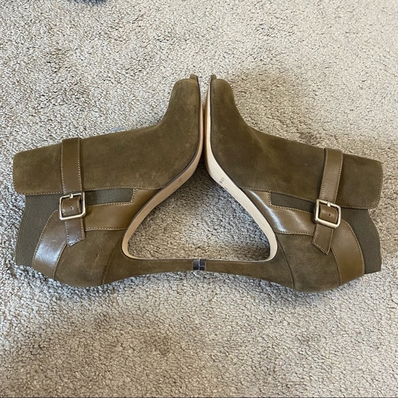 Marc Fisher Shimmee Peep Toe Ankle Boots A278423 - Picture 8 of 15